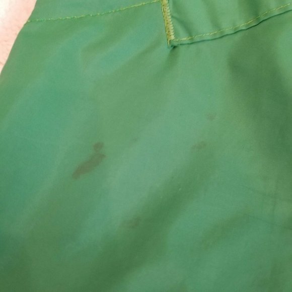 Vintage Swingster Wyffels Hybrids Green Green Windbreaker Jacket Sz Large‎ Flaw - Picture 10 of 12